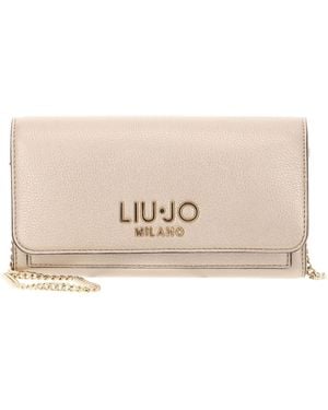 Liu Jo Caliwen Bifold Wallet XL Light Gold - Schwarz