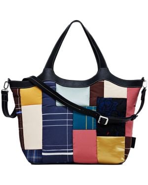 Desigual Accessoires Stoffen Boodschappentas - Blauw