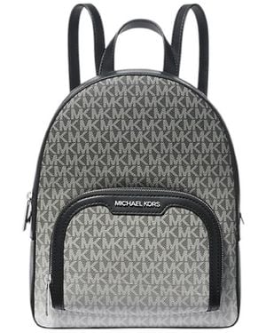 Michael Kors Jaycee Medium Ombré Signature Logo Rucksack - Grau