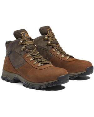 Timberland Mt. Maddsen Mid Leather Wp Chukka Boat - Black