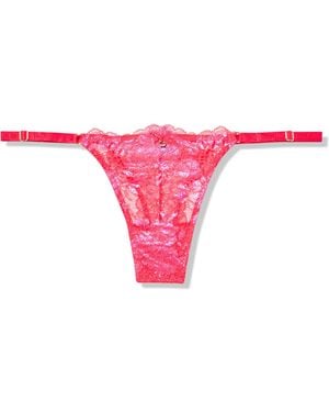 Emporio Armani Christmas Lace Thong - Pink