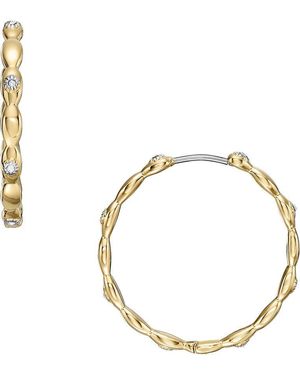 Fossil Sutton Gold Stainless Steel Earring - Metallic