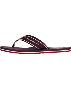 Tommy Hilfiger Beach Sandal Fm0fm05621 Flip Flops - Zwart