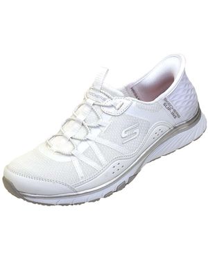 Skechers Slip Ins Gratis Sport Wsl White Silver S Trainers 104288