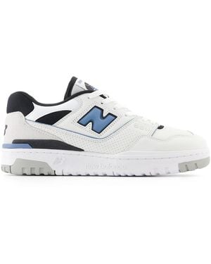 New Balance 574, Trainers, Esf White Black Blue, 6 Uk