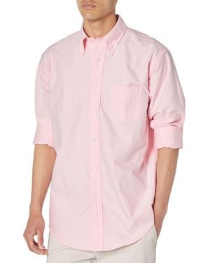 Brooks Brothers Long Sleeve Original Oxford Cotton Shirt - Pink