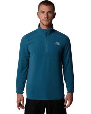The North Face M Resolve Pile 1/4 Zip - EU, Mallard Blue, M