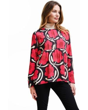 Regatta Maglia Orla a iche Lunghe Camicia da Donna - Rosso