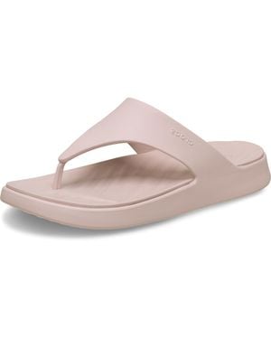 Crocs™ Getaway Triangle Flip Flops - Pink