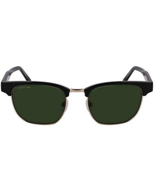 Lacoste Black/Gold with Solid Green - Grün