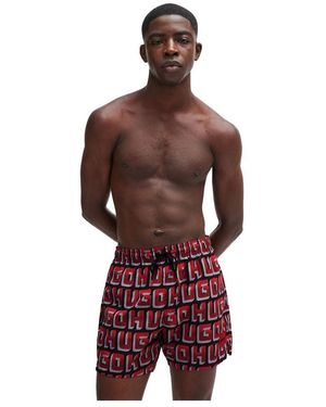HUGO Vice Swim Short - Red