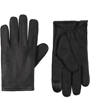 Calvin Klein Point Leather Glove - Black