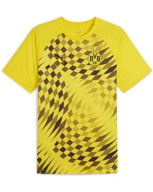 PUMA Fanshirt Borussia Dortmund Prematch Cyber Yellow- Black XXL - Gelb