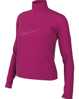 Nike Dri-fit Swoosh Top - Roze