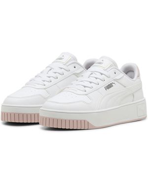 PUMA Sneakers Carina Street Holo 2.0 per Ragazzi 36 White Mauve Mist Pink - Bianco