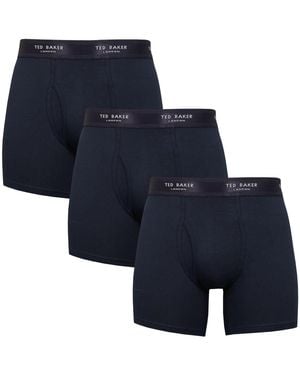 Ted Baker Pack Of 3 Boxer - Blue