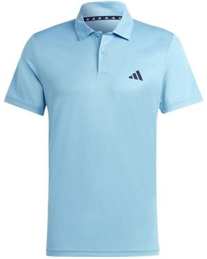 adidas S Fab Polo Shirt Aqua Blue S