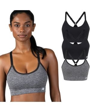 New Balance 3 Pack Sports Bra - Multicolour