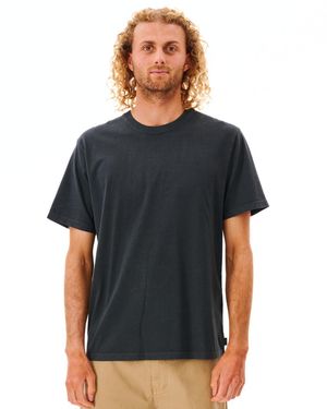 Rip Curl Plain Wash T-Shirt - Schwarz