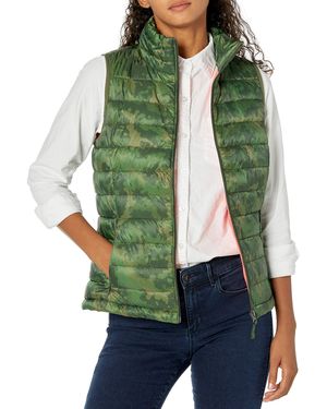 Amazon Essentials Gilet Leggero e Resistente all'Acqua. Down-Outerwear-Vests - Verde
