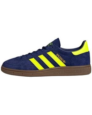 adidas Mens Handball Spezial Lace Up Trainers Shoes Casual - Blue, Multi, 6.5 Wide