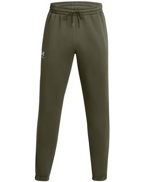 Under Armour S Ua Icon Fleece Jogger Taping Joggers Marine Od Green Xl