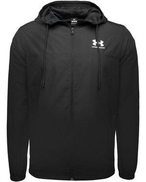 Under Armour Rival Woven Windbreaker, - Black