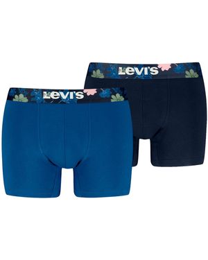 Levi's Levis Flower Waistband Boxer - Blue
