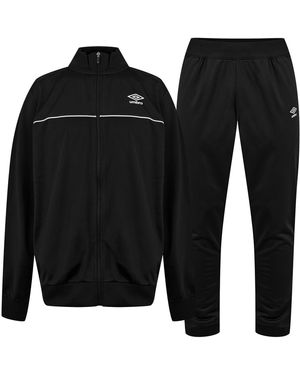 Umbro S Tricot Tracksuit Black/white L