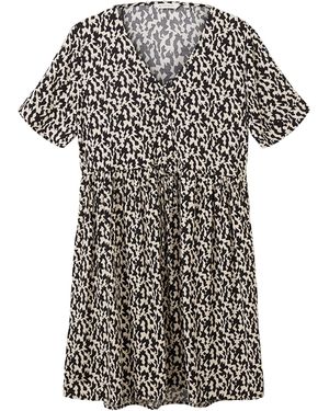 Tom Tailor 1037237 Kleid mit Muster - Mehrfarbig