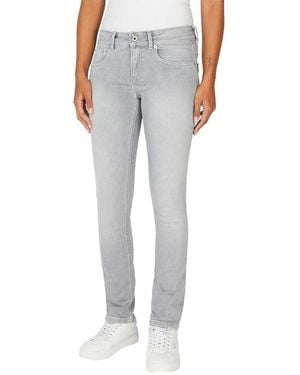 Pepe Jeans Slim Jeans Lw Pl204737 - Grey