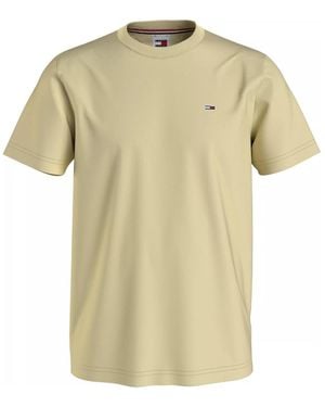 Tommy Hilfiger T-Shirt Kurzarm TJM Classic Rundhalsausschnitt - Weiß