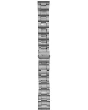 Fossil Cinturino per orologio da uomo - Metallizzato