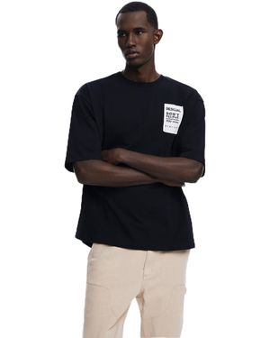 Desigual 25SMTK24 T-Shirt - Schwarz