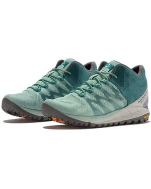 Merrell Antora 2 Mid Gore-tex Walking Boots Blue - Green