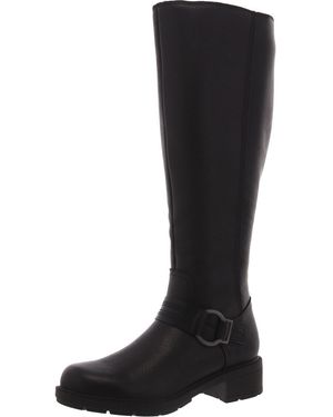 Clarks Hearth Rae Wide Shaft Knee High Boot - Grey