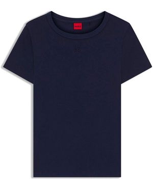 HUGO Deloris 10258222 Short Sleeve T-shirt Xs Blue