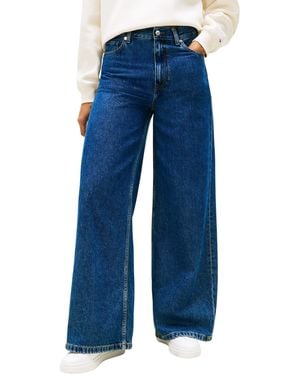 Tommy Hilfiger Dnm 70'S Wide Leg HW Ww0Ww47695 Otros Pantalones Vaqueros - Azul