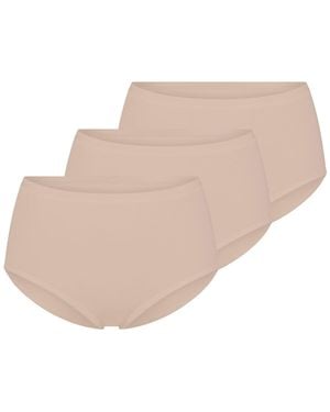 Sloggi Go Daily Cotton Highwaist 3p Briefs - Natural