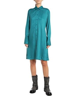 Replay Hemdkleid Langarm - Blau