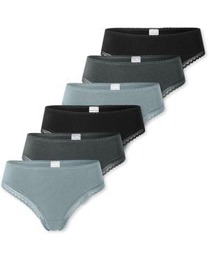 Schiesser String - 6er - Grau