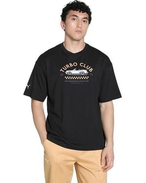 PUMA Porsche Legacy Graphic T-Shirt XL Black - Schwarz