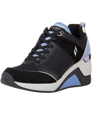 Skechers High N' Fly Wedge Heeled - Black