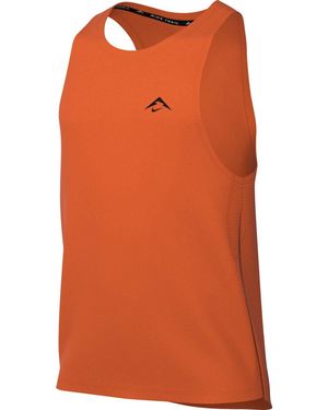 Nike Solar Chase Dri-fit Adv-hardlooptanktop Voor - Oranje