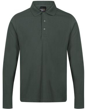 Regatta Polo da uomo a maniche lunghe - Verde