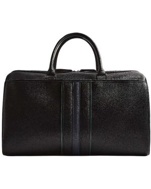 Ted Baker Kelvin Stripe Holdall Black - Schwarz