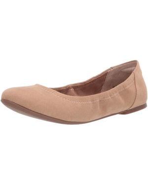 Amazon Essentials Belice Comfortable Slip-on Ballet Flats Shoes - Black