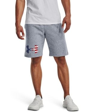 Under Armour Freedom Rival Big Flag Logo Shorts - Blau