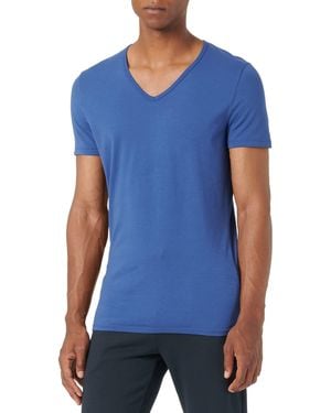 Sloggi Men Go Shirt V-neck Slim Fit Underwear - Blue