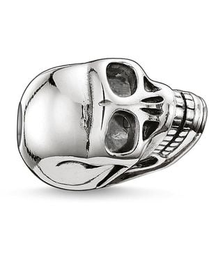 Thomas Sabo Bead Skull Karma Beads 925 Sterling Silver K0064-001-12 - Metallic